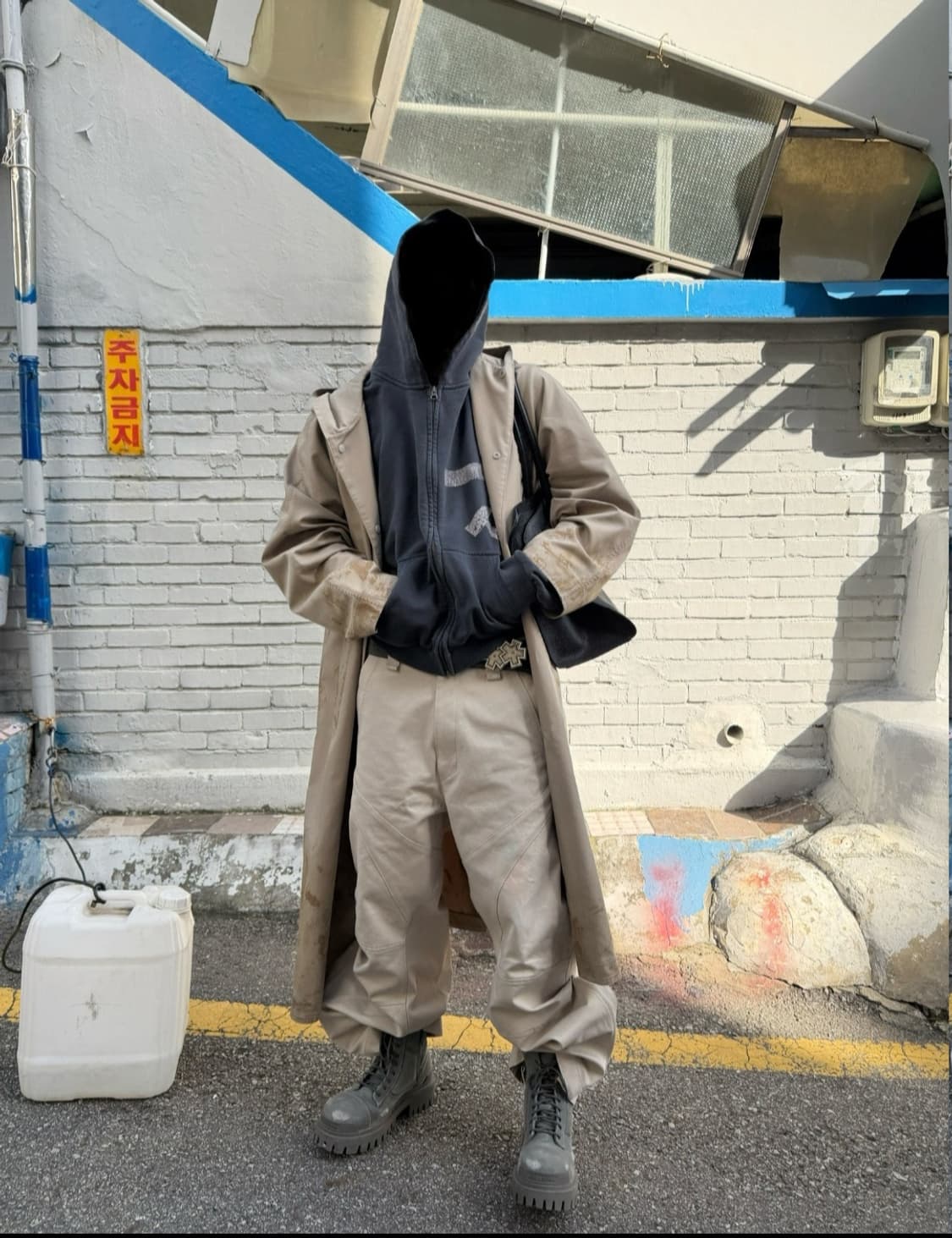 논노드 세그먼트 팬츠 베이지 3 상품이미지1