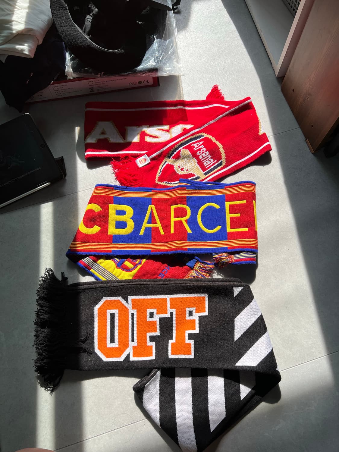 머플러 3종 일괄 판매합니다 상품이미지1