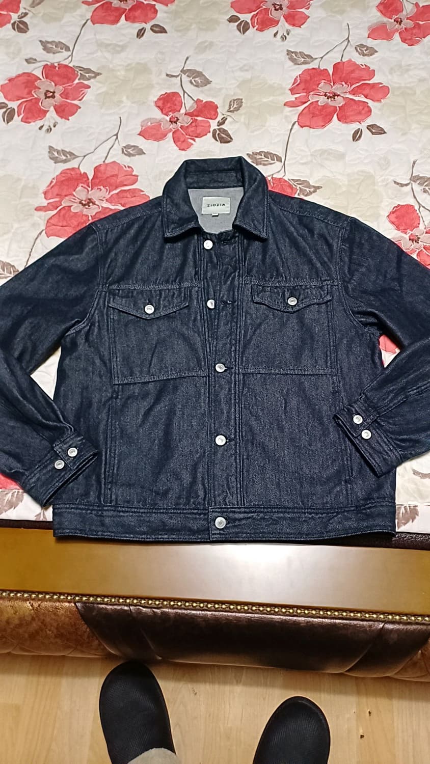 지오지아 오버핏청자켓 100 가슴61 기장68 상품이미지1