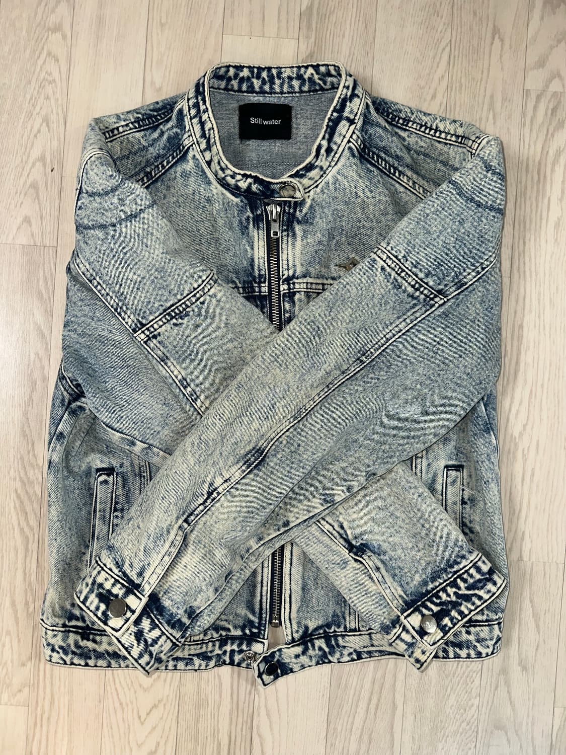 빈티지 워싱 데님 자켓 M 상품이미지3