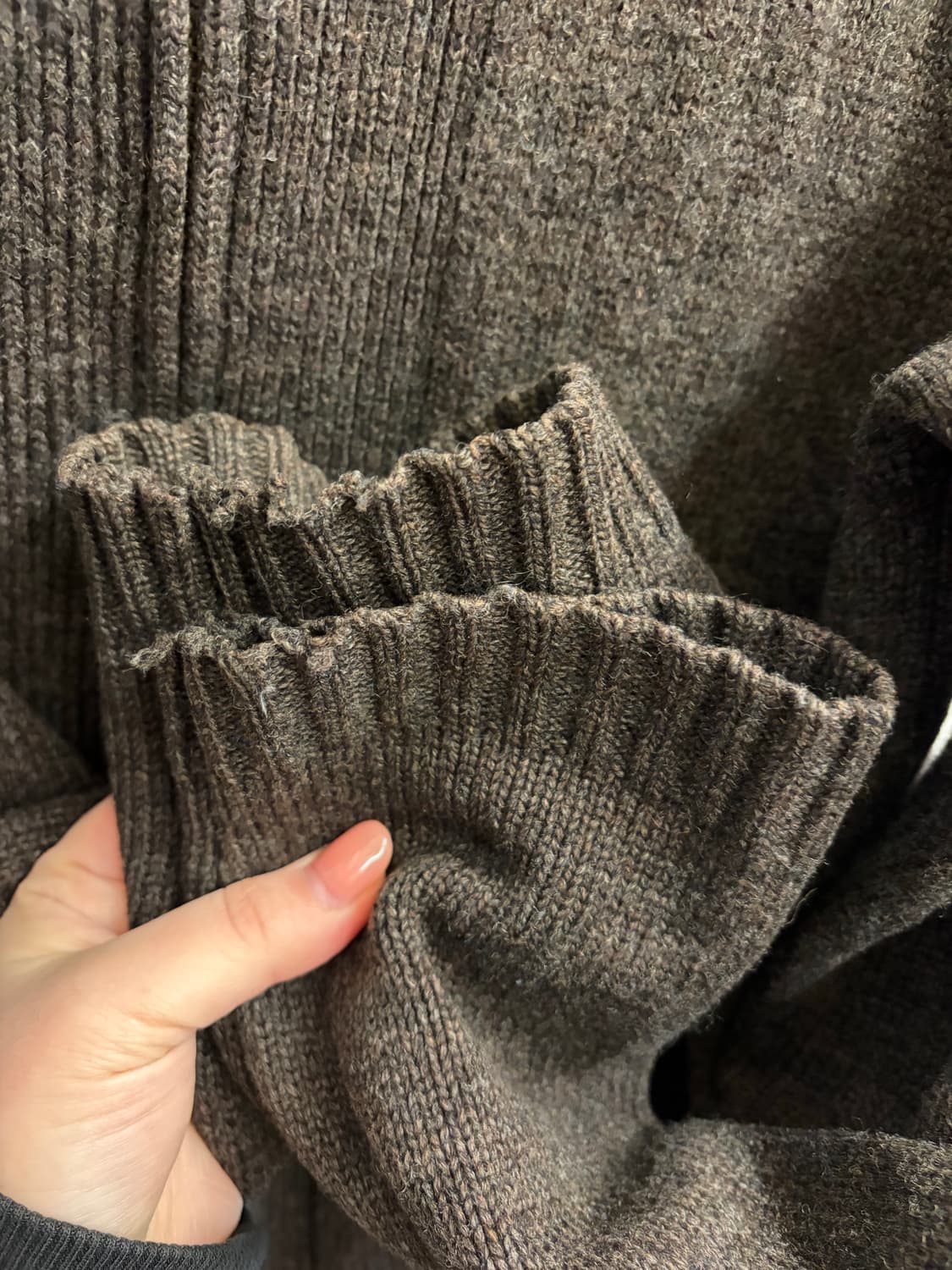 아르마니 익스체인지 니트 후드집업 상품이미지5