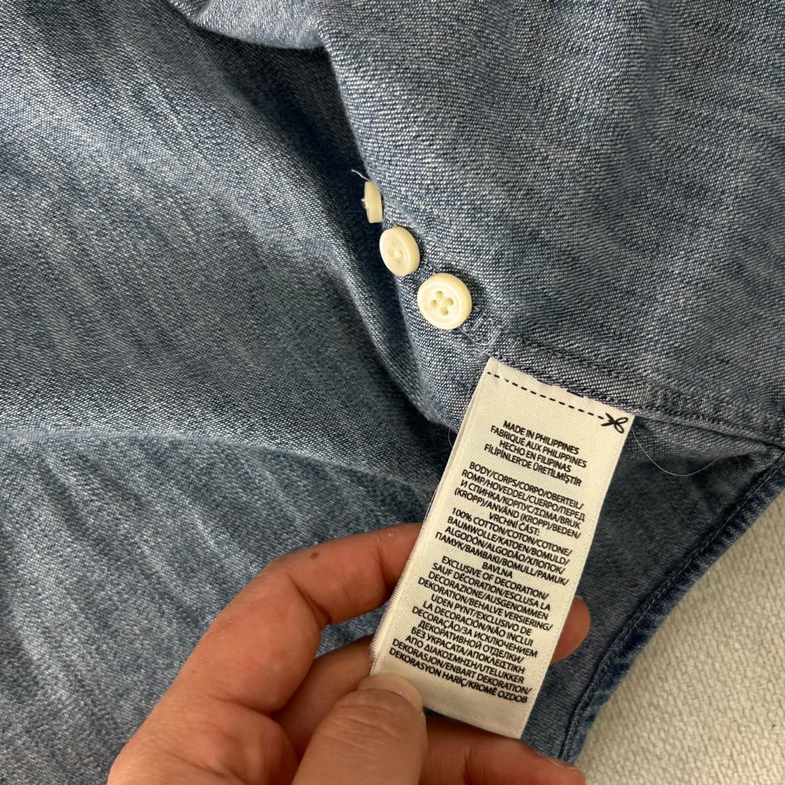 110 폴로랄프로렌 신형 qr 데님셔츠 상품이미지8