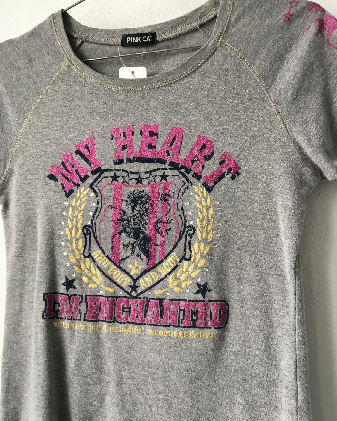 Glitter printing point t shirt 상품이미지4