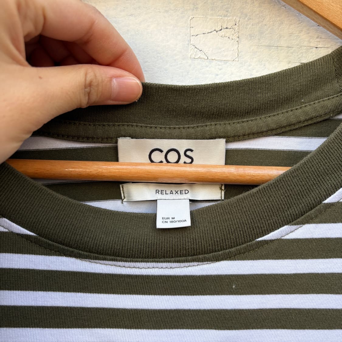 Cos 코스 스트라이프 반팔 티셔츠 상품이미지4
