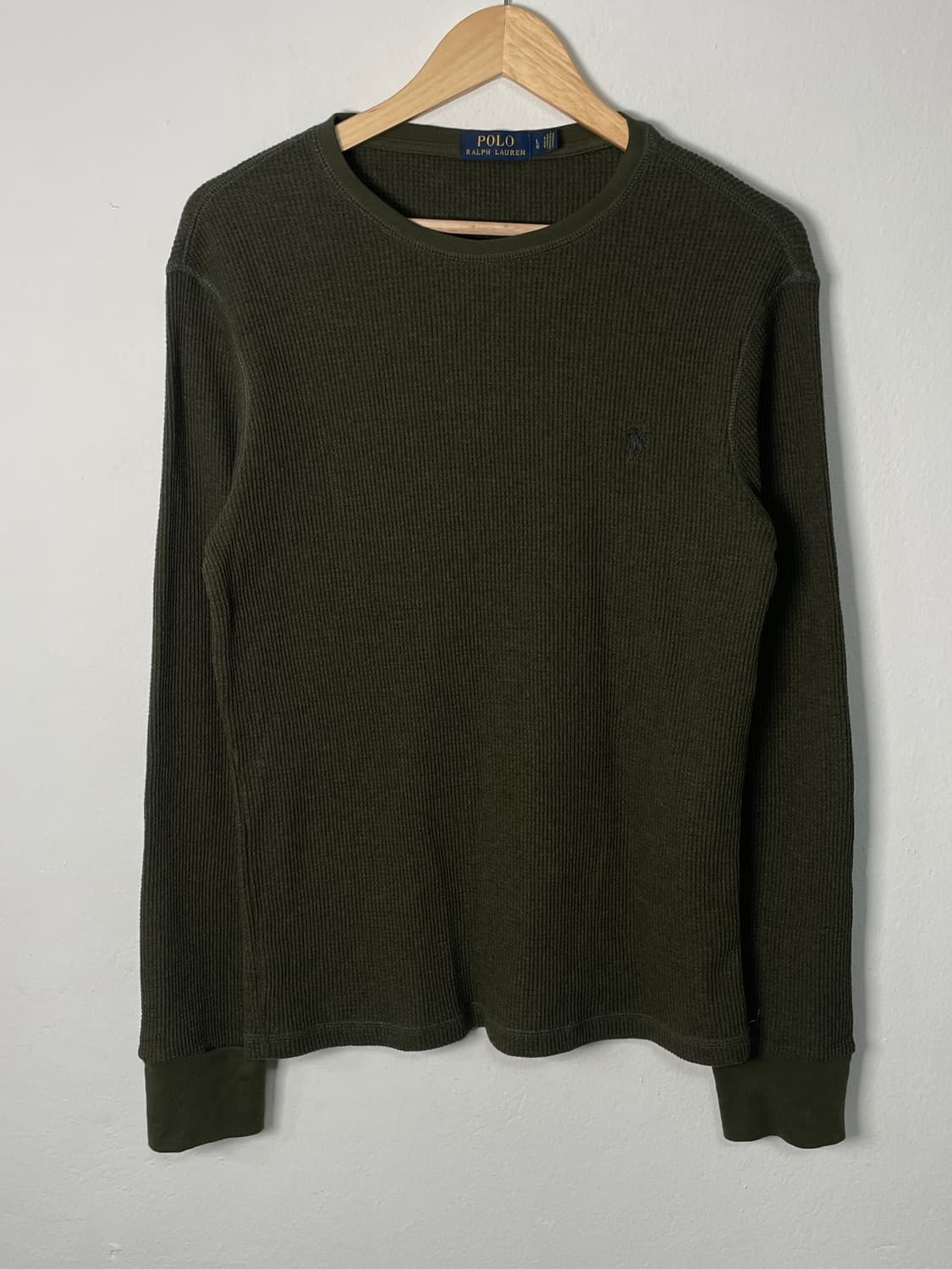 폴로 카키 와플 니트  상품이미지3