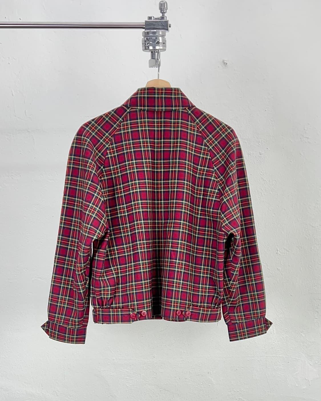 펜들턴 타탄 체크 셔링 울 블루종 자켓 상품이미지6