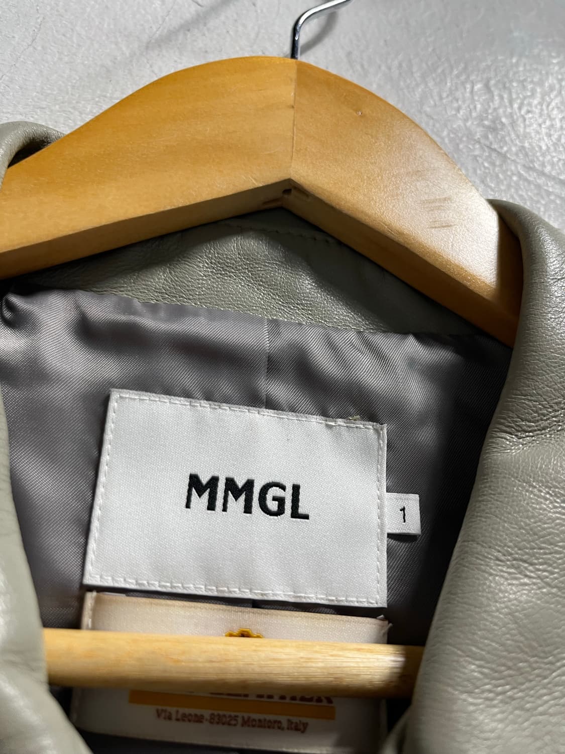 95 MMGL 이태리 레더 양가죽 자켓 정품 상품이미지4