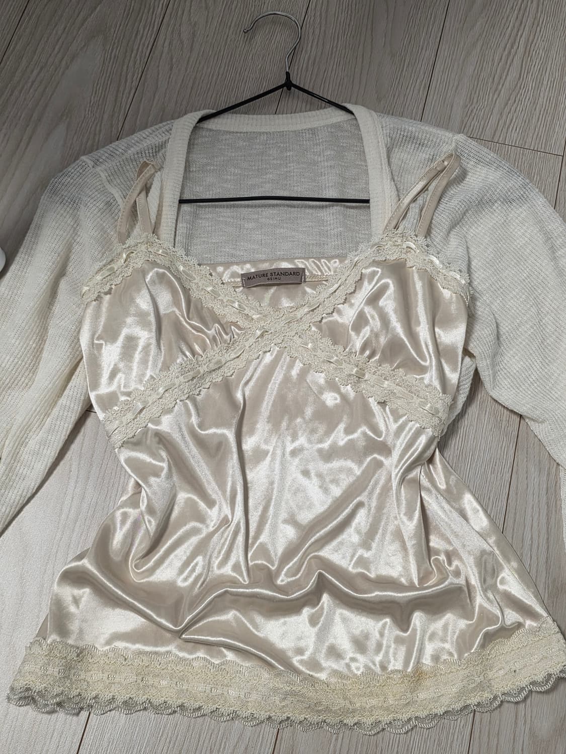 레이스 슬리브리스, 가디건 상품이미지1