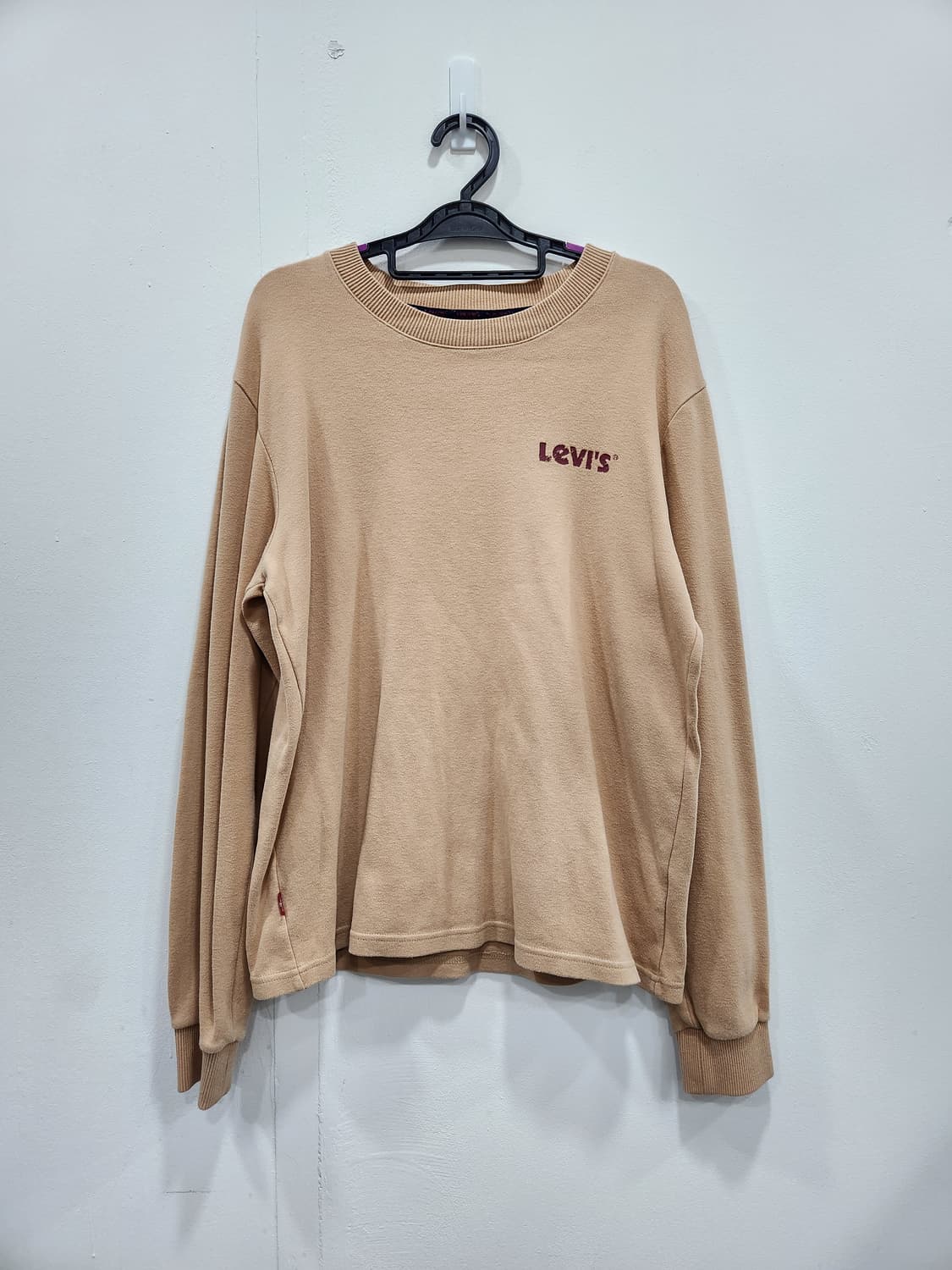 리바이스 베이지 맨투맨 티셔츠 남성 95사이즈 상품이미지1