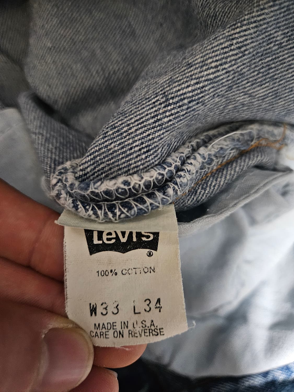 90s levis 501 33x34 usa 리바이스 빈티지 상품이미지9