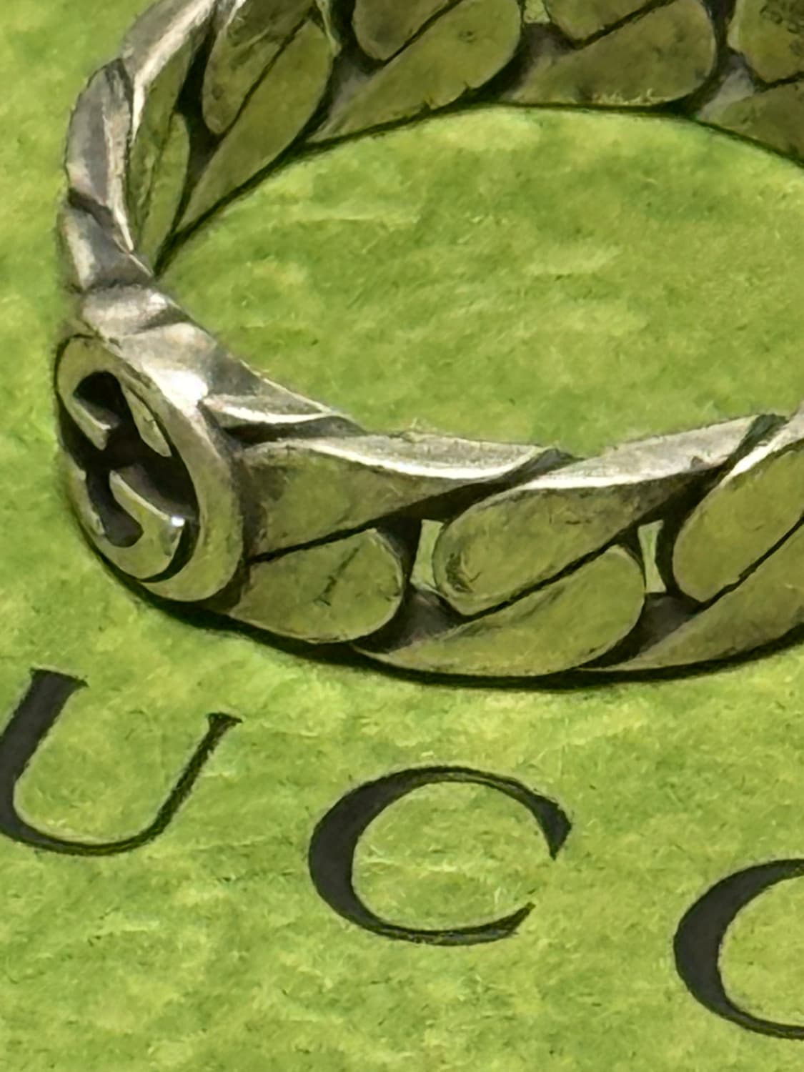 구찌 인터로킹 반지 20호 상품이미지3