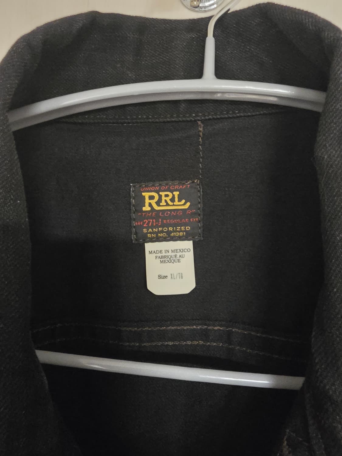 RRL Lot271 블랙데님 XL 판매합니다 상품이미지2