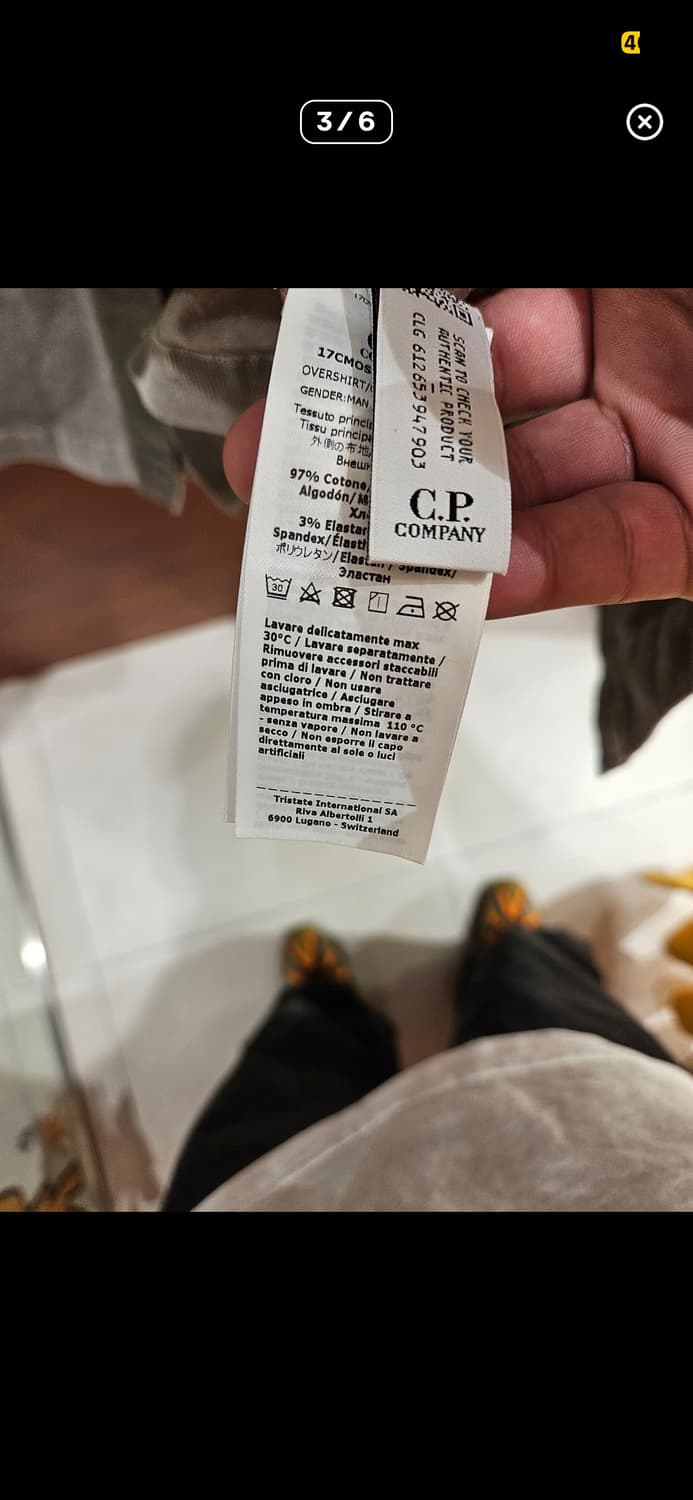 CP컴퍼니 코듀로이 셔츠 xxl 상품이미지4