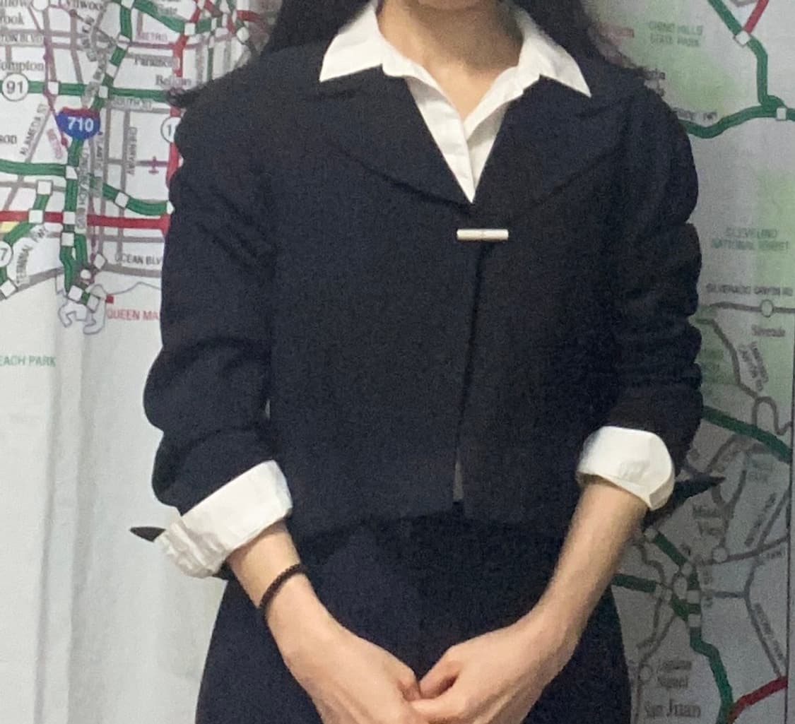 샤넬 은장 로고 재킷 FR 38 사이즈 상품이미지10