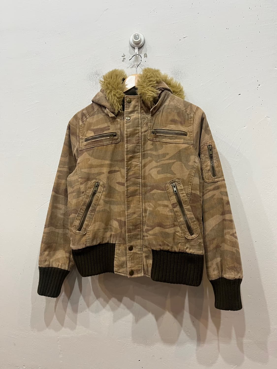 RAPUA JPN 코듀로이 카모 봄버자켓 우먼즈 상품이미지1