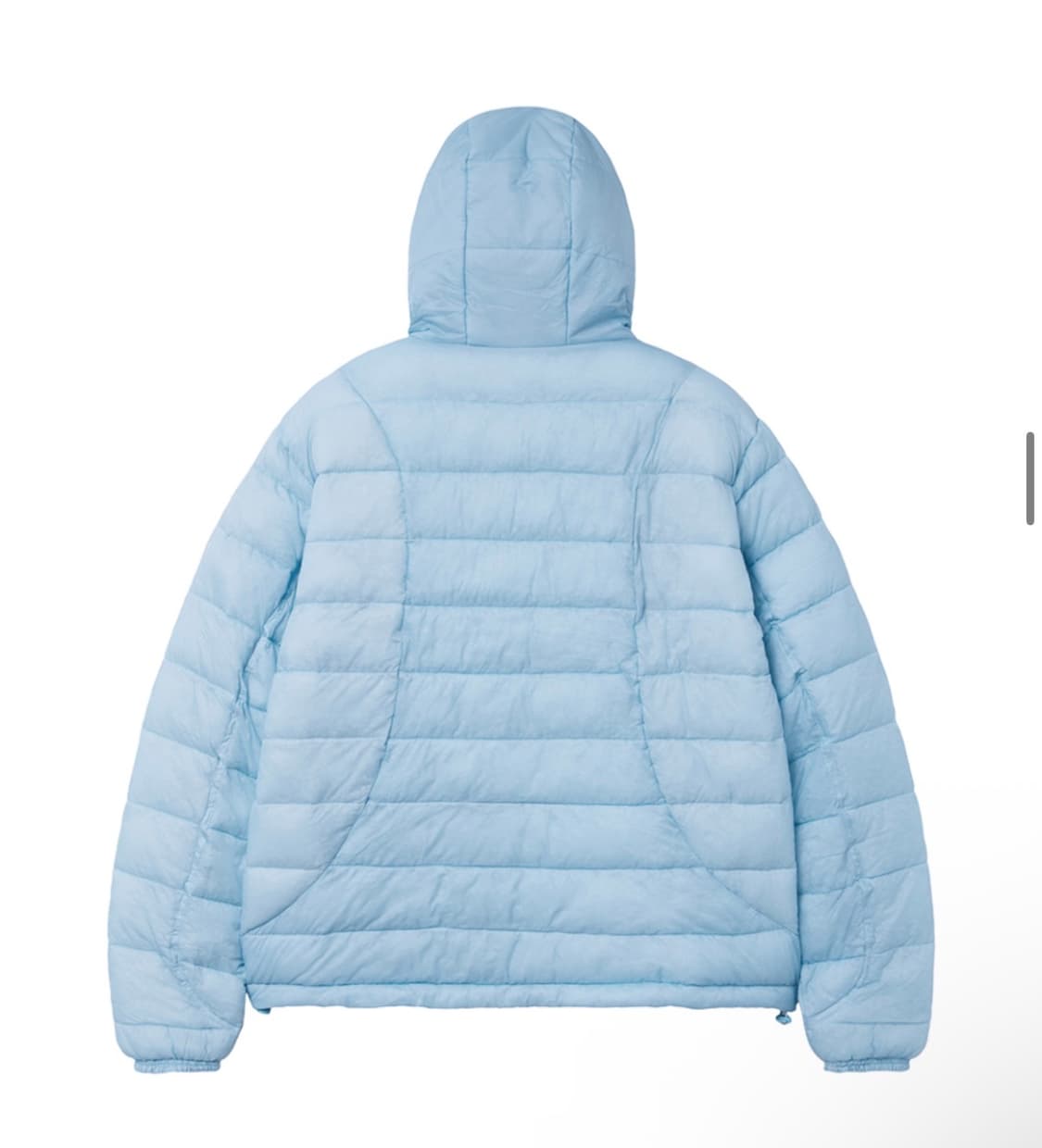 피인노  커브 라운드 후드 패딩 소라 2 상품이미지4