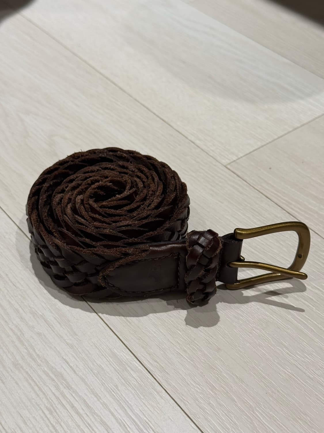 폴로 랄프로렌 위빙 벨트 브라운 상품이미지1