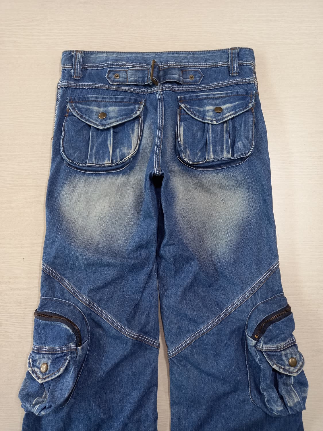 27 KOREA 포켓 카고 플레어 데님 27-618 상품이미지4