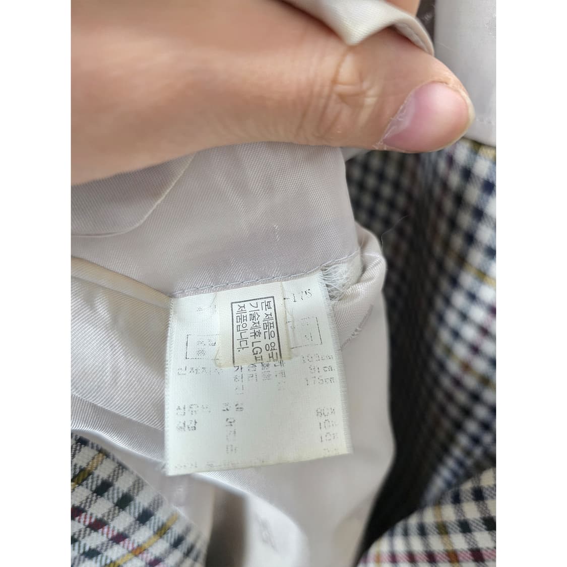 닥스 daks 체크 블레이저 자켓 105 상품이미지3