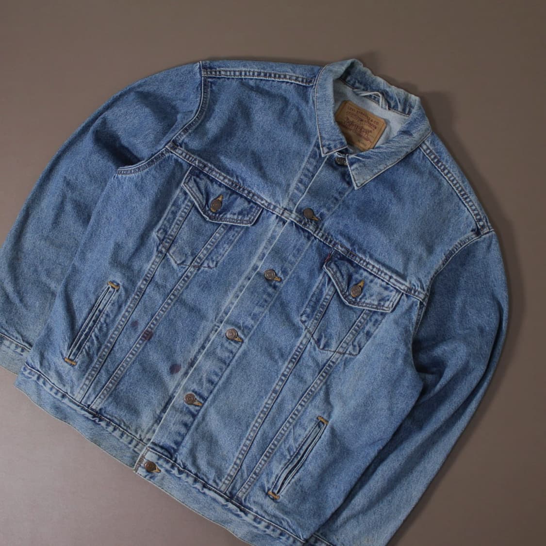 90s Levi’s 리바이스 70507 데님 트러커 자켓 L003 상품이미지2