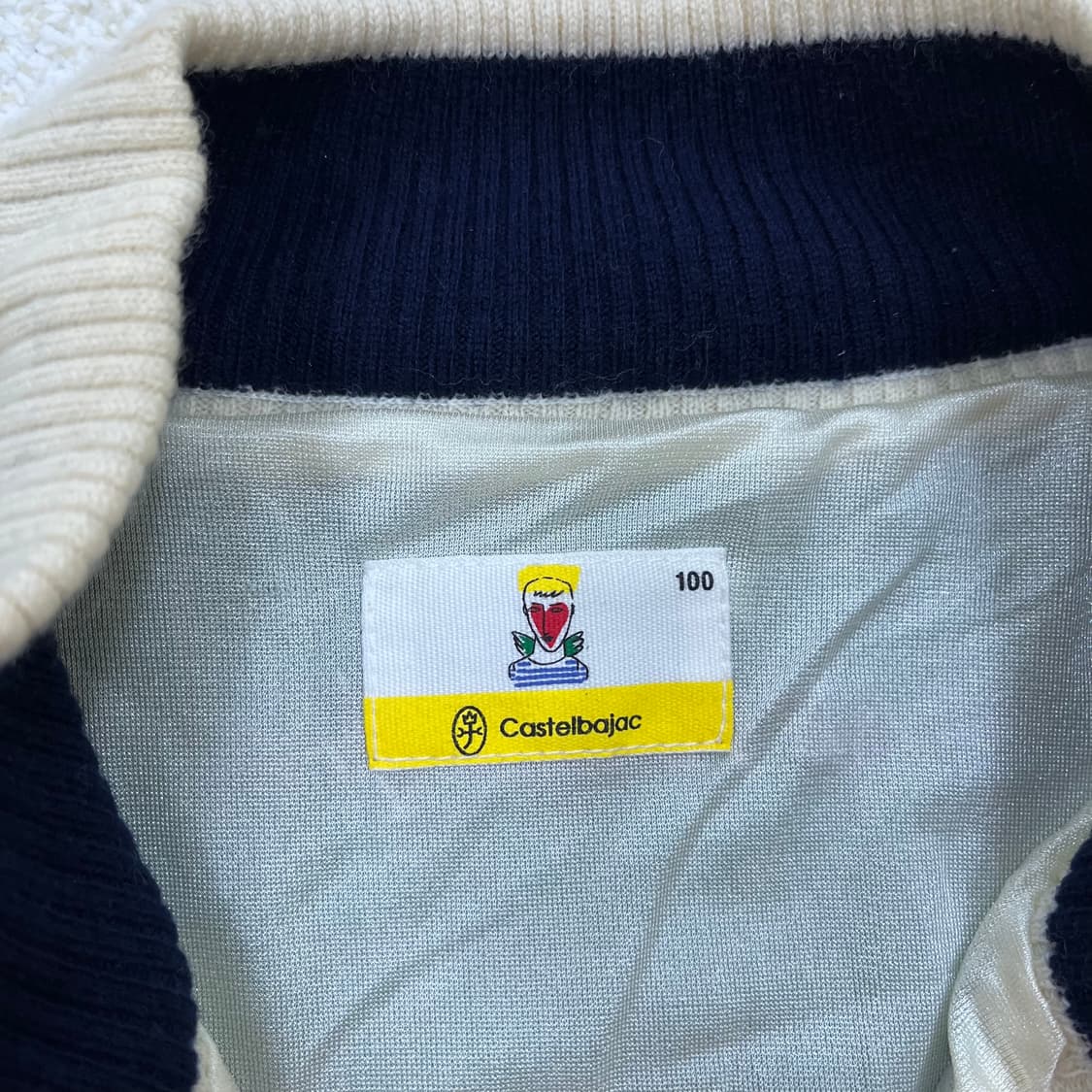 100 까스텔바작 반집업 방풍 니트 0303M 상품이미지2