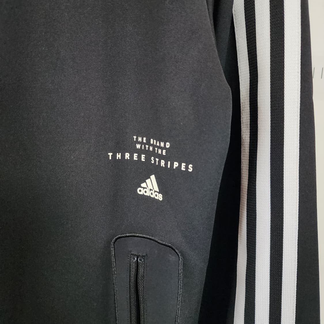 아디다스 삼선 트랙탑 블랙 상품이미지3