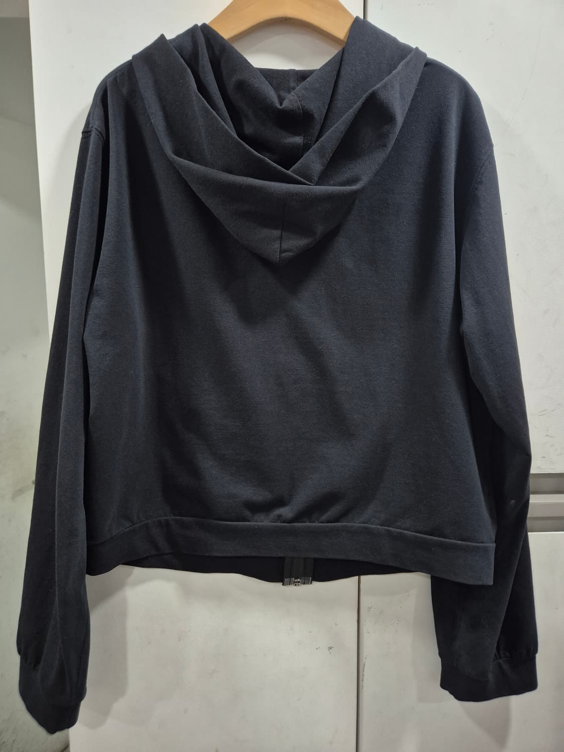 (2size)머듈 후드 집업 블랙 상품이미지3