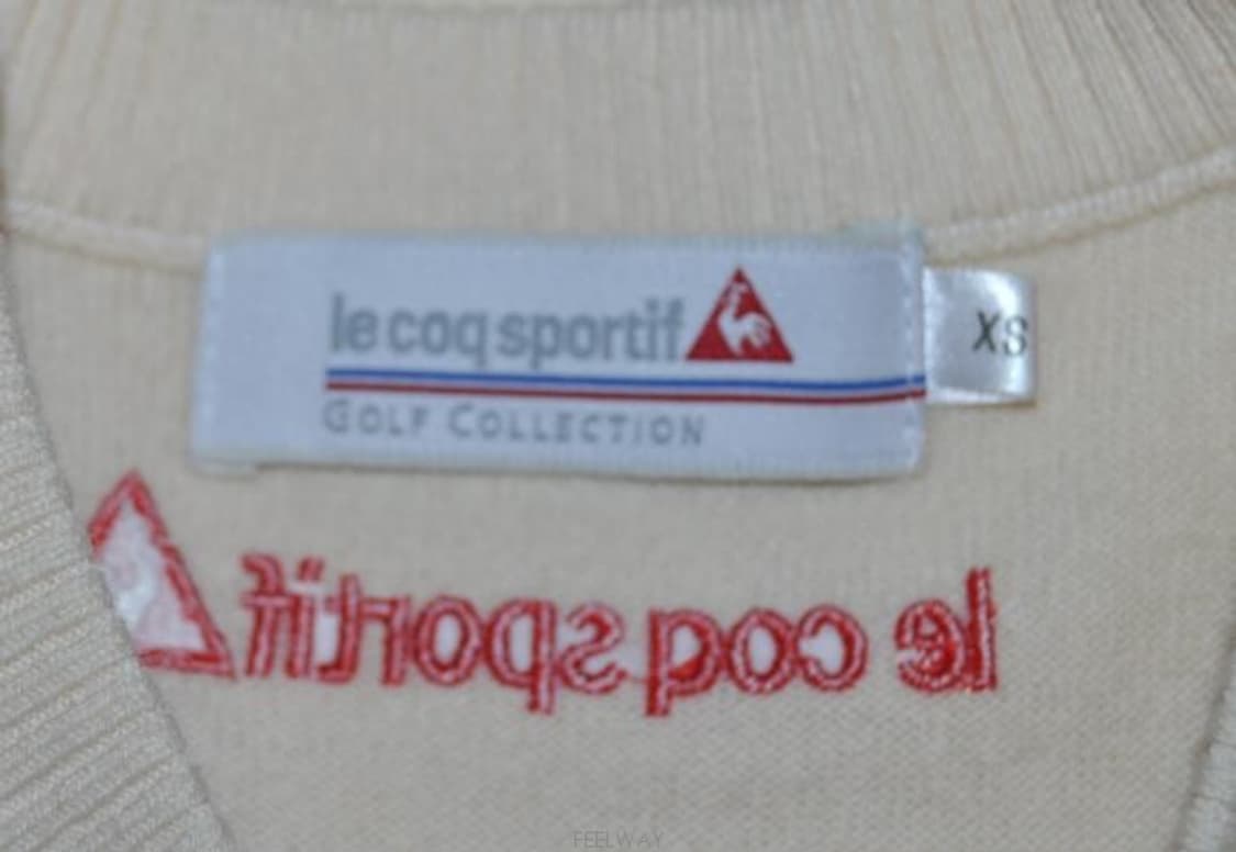 르꼬끄스포르티브/여성베스트니트조끼(사이즈44반~마른55) 상품이미지6