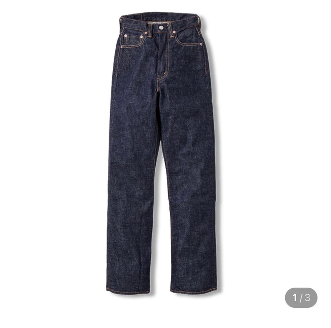 새상품/풀카운트 0107 와이드 스트레이트 먼로 인디고 27사이즈 상품이미지1
