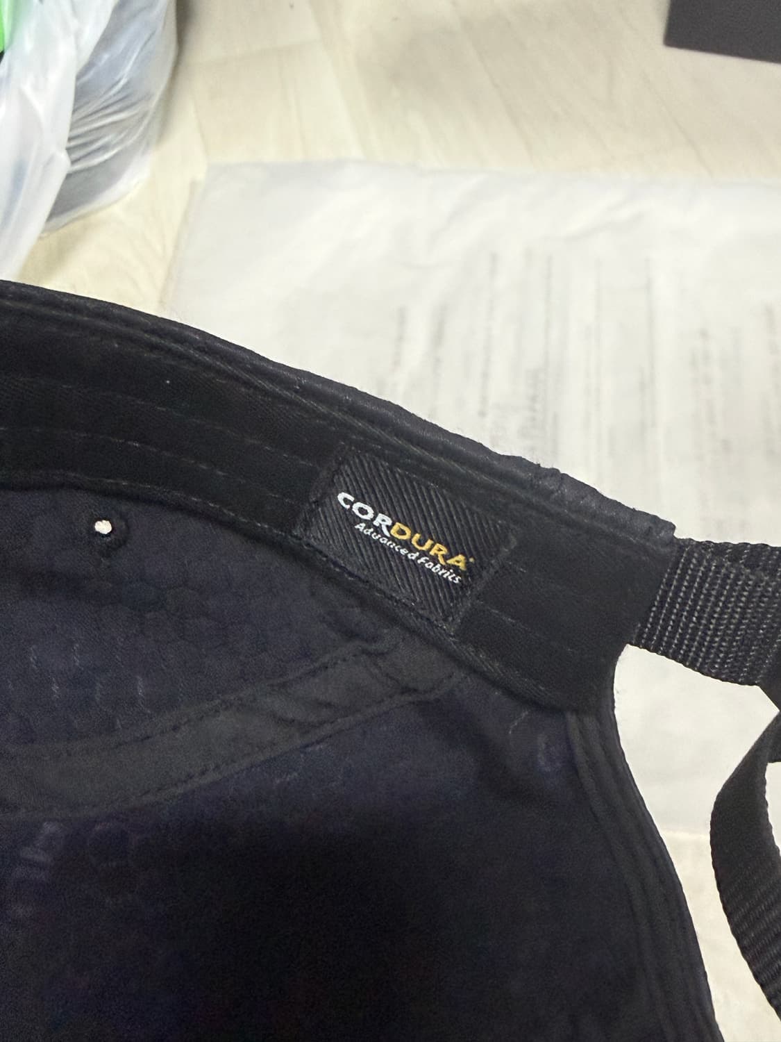 Supreme 코듀라 캠프캡 블랙  상품이미지3