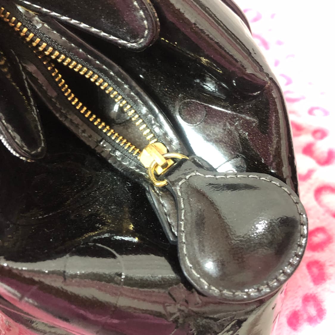 비비안웨스트우드 빈티지 애나벨 보부상 빅 로고 골드 토트백 가방 상품이미지6