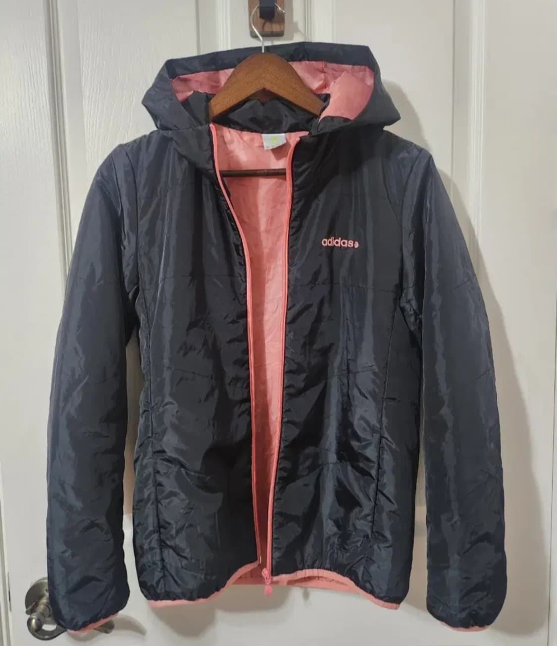 (여성 55 이하 추천) 아디다스 네오 바람막이 블랙핑크 M 상품이미지3