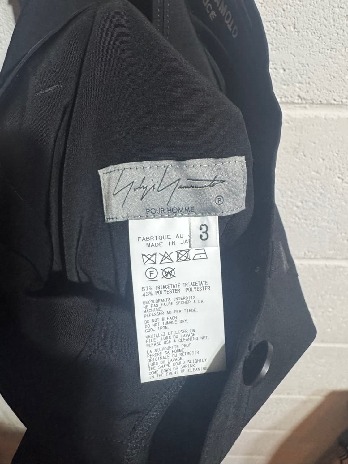 요지 야마모토 뿌르 옴므 25ss 하카마팬츠 상품이미지6