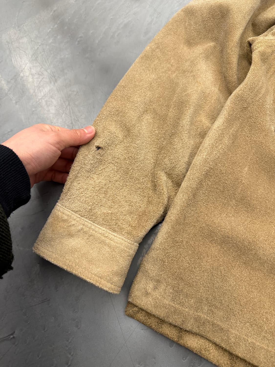 GAIJIN MADE by HIGH STANDARD 소가죽 스웨이드자켓 상품이미지6