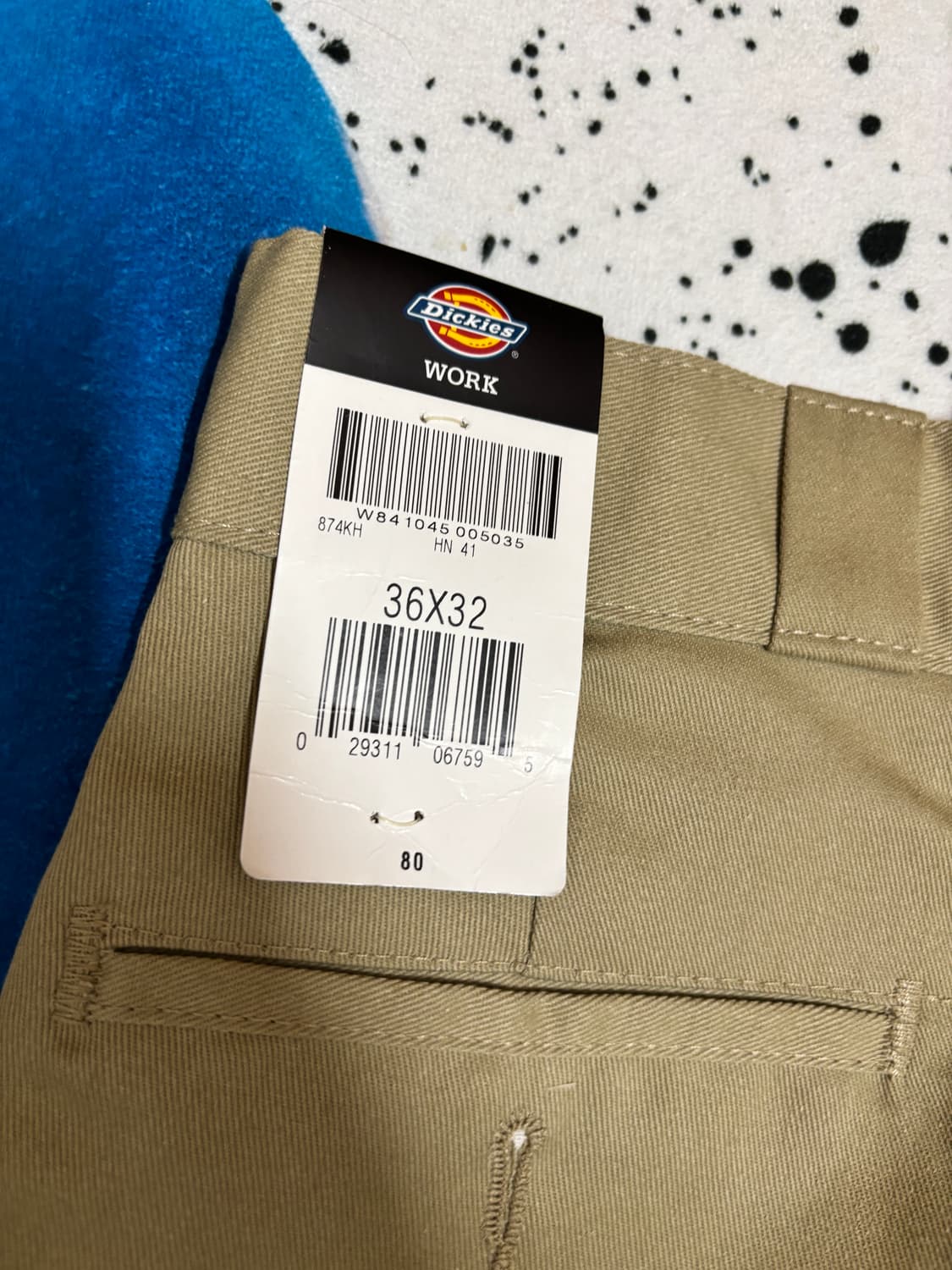디키즈 874 베이지 워크 팬츠 36 32 (새상품) 상품이미지2