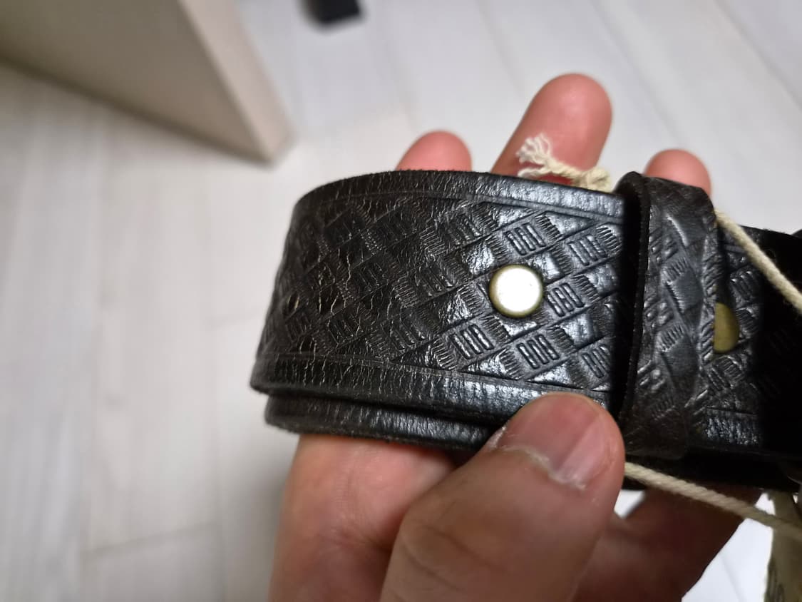 더블알엘 바스켓 위브 엠보스드 벨트 상품이미지3