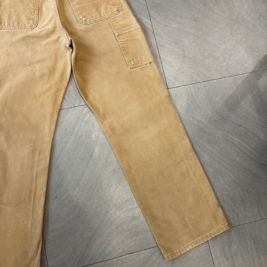 칼하트 미국 생산 브라운 더블니 팬츠 바지 상품이미지9