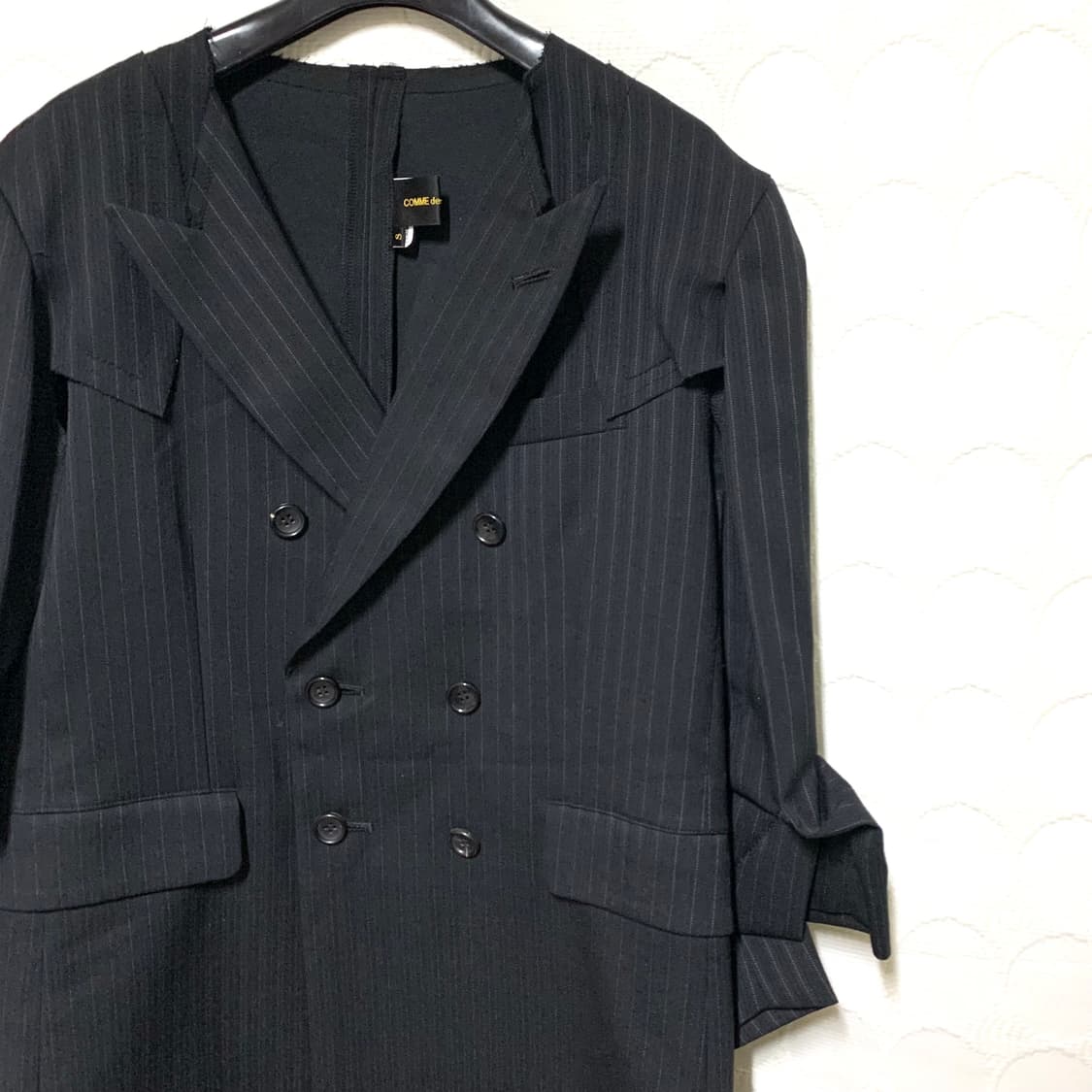 comme des garçons 스트라이프 자켓 케이프 상품이미지3