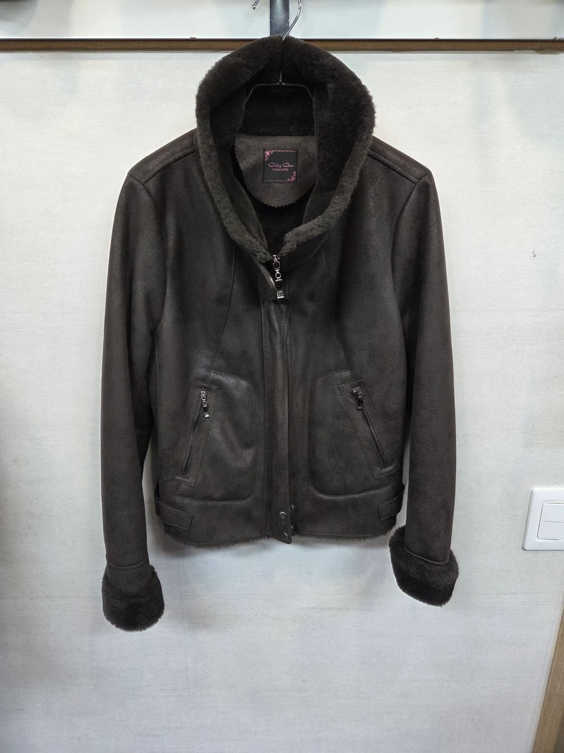 시티 지 city gee 안감퍼 무스탕 자켓 77 상품이미지6