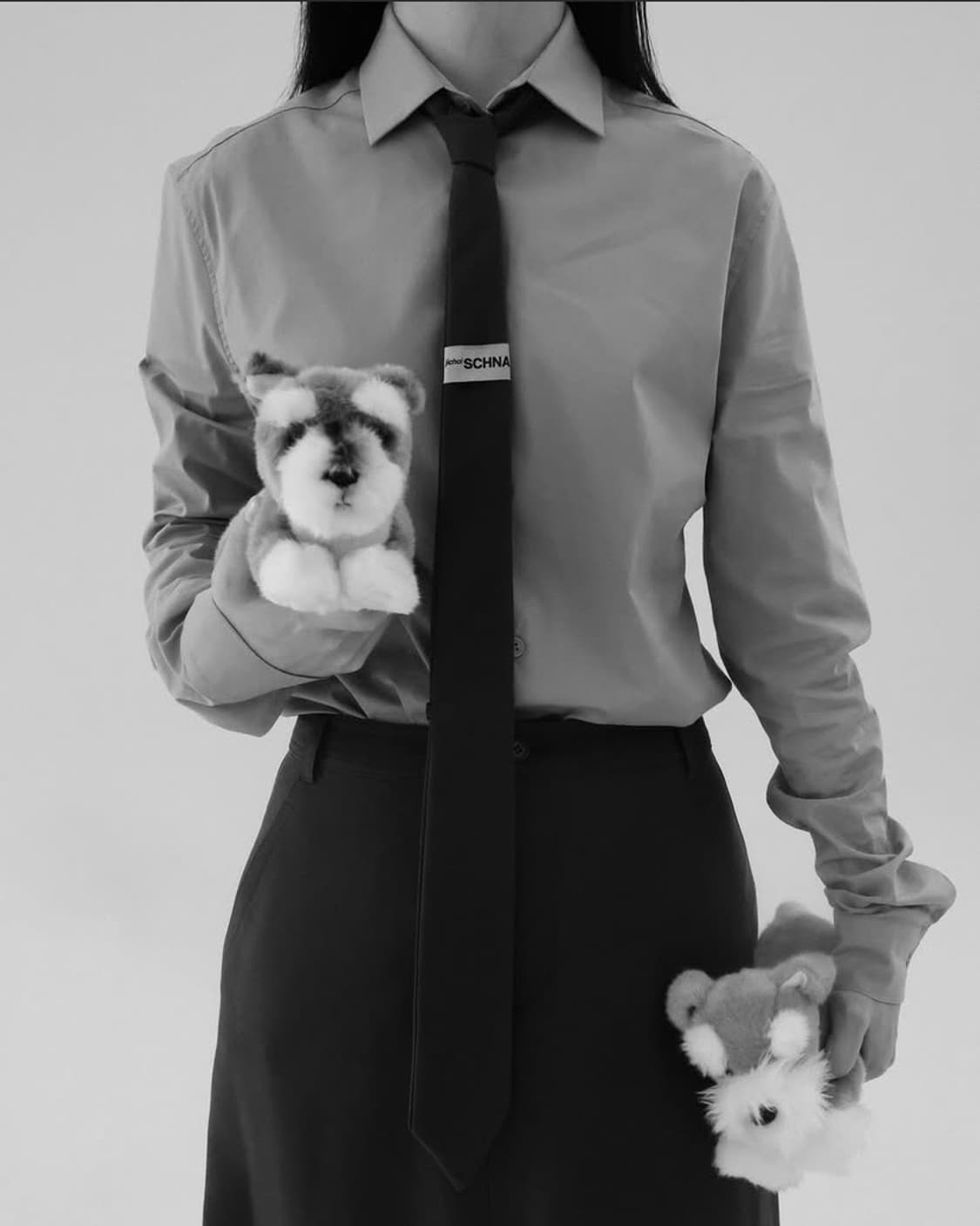 지초이슈나 셔츠 그레이 / 지프트샵 지토 스커트 반팔 컴포트 상품이미지3