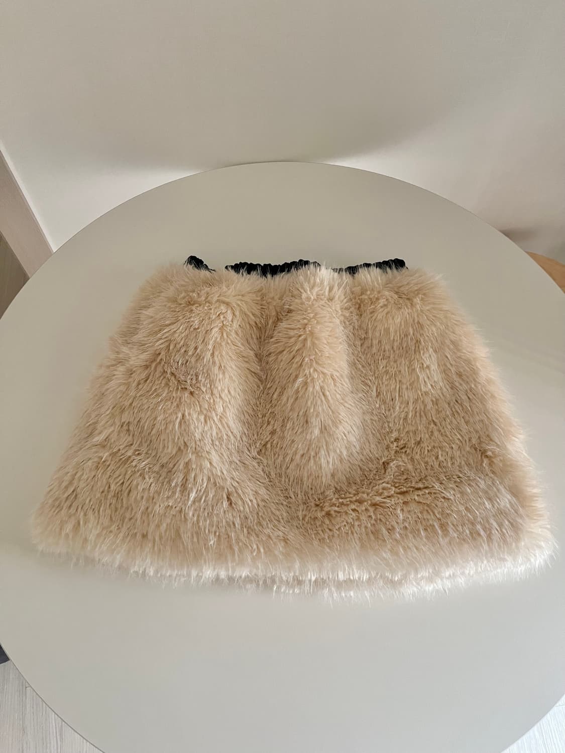 새상품. 리버시블 퍼/퀼팅 미니스커트 (브랜드: 포그던 fogdawn) 상품이미지2