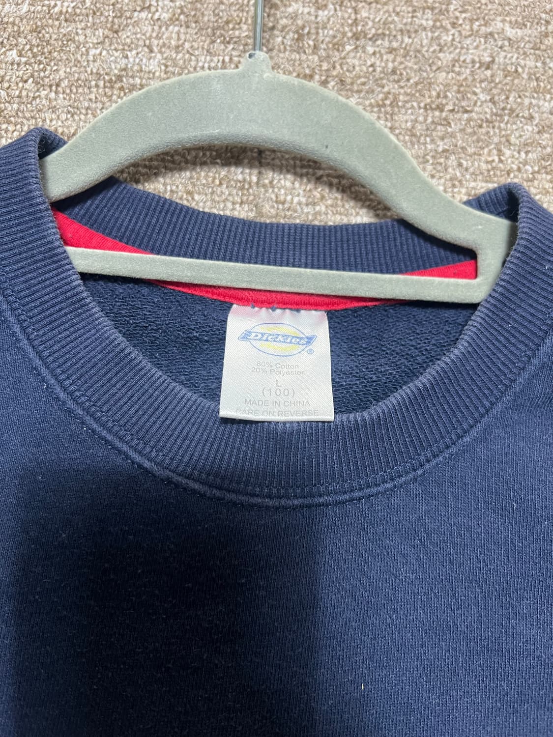 디키즈 네이비 맨투맨 L(100) 상품이미지4