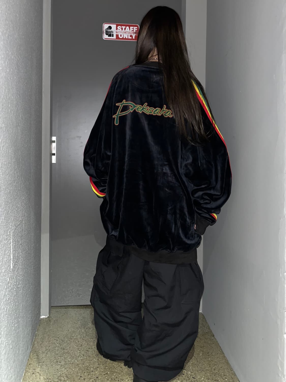 빈티지 올드스쿨 벨벳 져지 상품이미지7