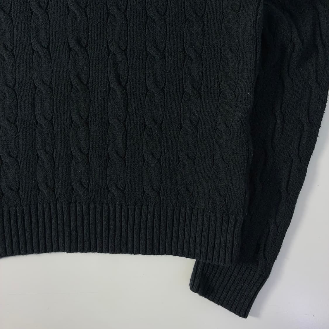 Polo  폴로 랄프로렌 자수 코튼 꽈배기 니트 상품이미지4