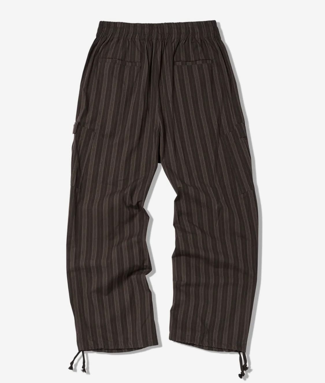 스트라이프 카고 포켓 팬츠 브라운 상품이미지4