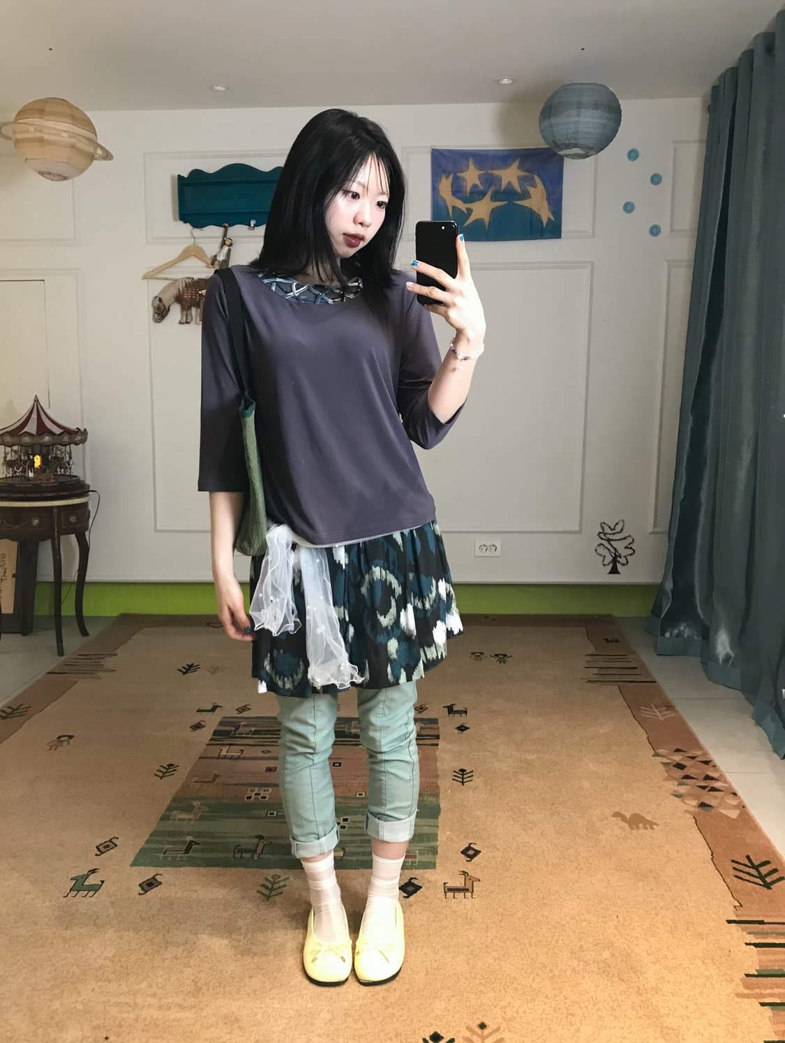 은근히 반복되는 민트 컬러 포인트가 귀여운••🍵🧩 상품이미지3