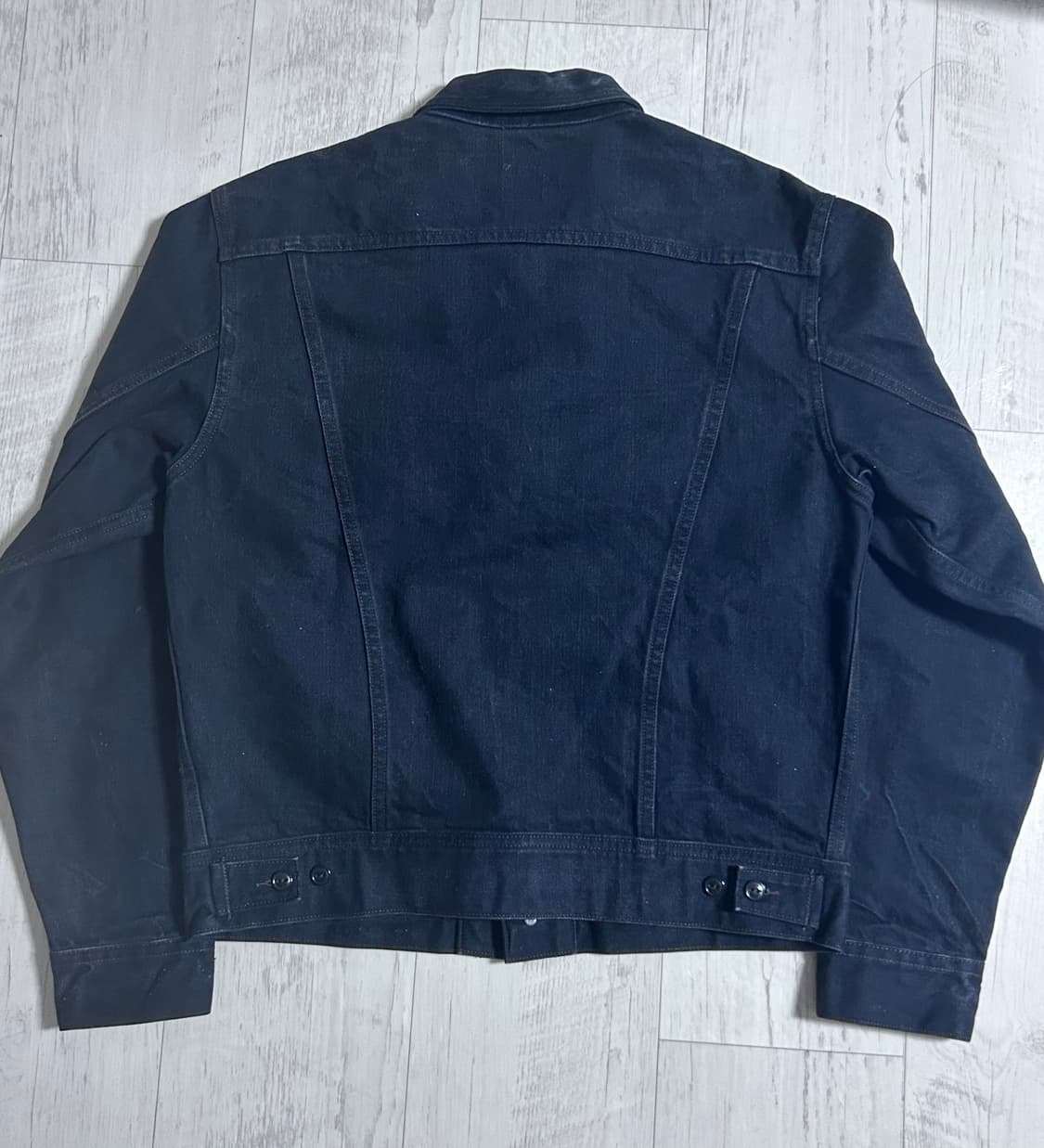 RRL LOT 271 블랙 흑청 데님 구형 멕시코산 M 상품이미지2