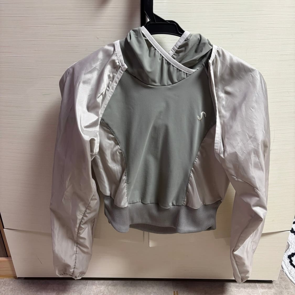 오호스 후디 볼레로 (카키) 상품이미지1