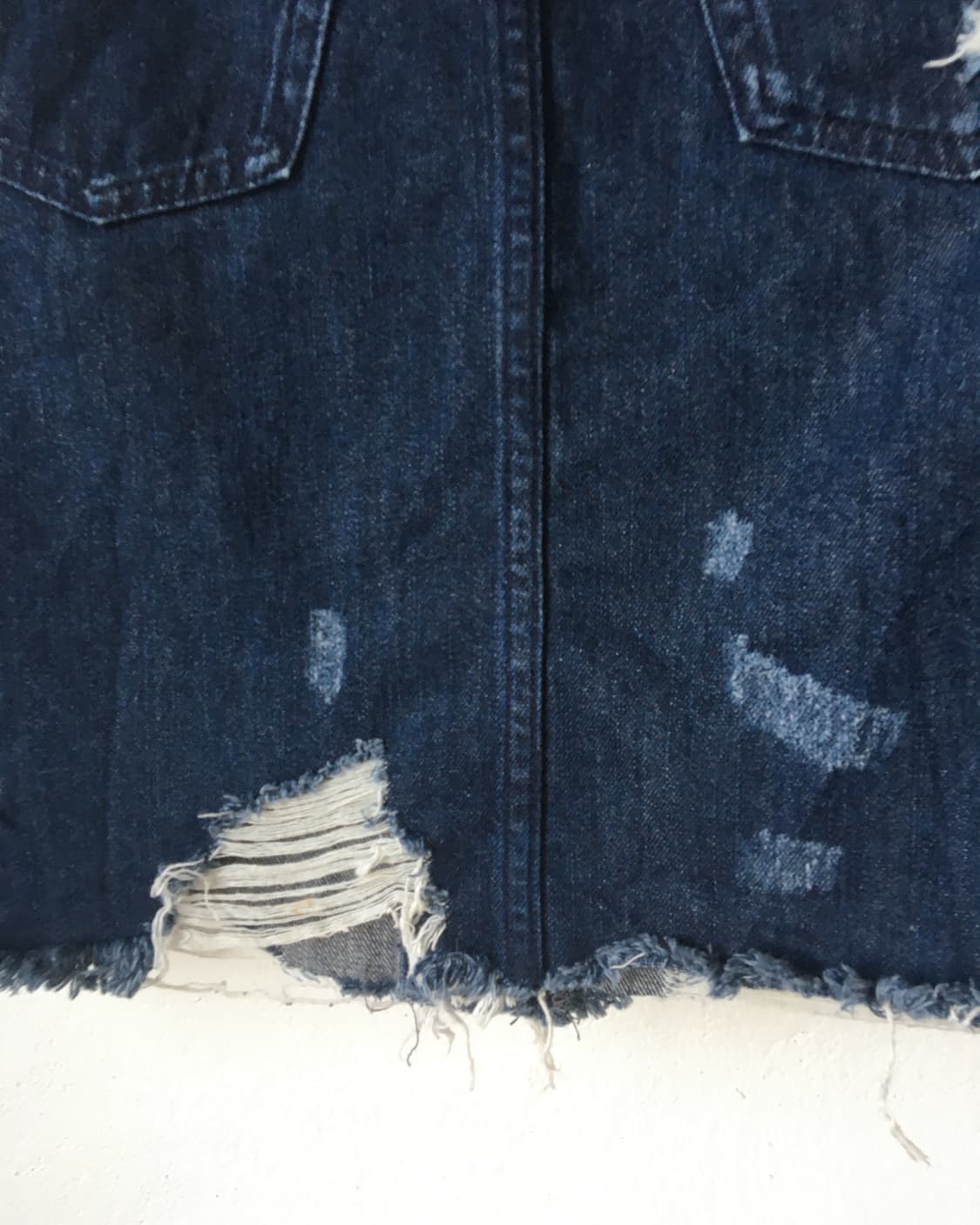 Damage denim skirt 상품이미지3