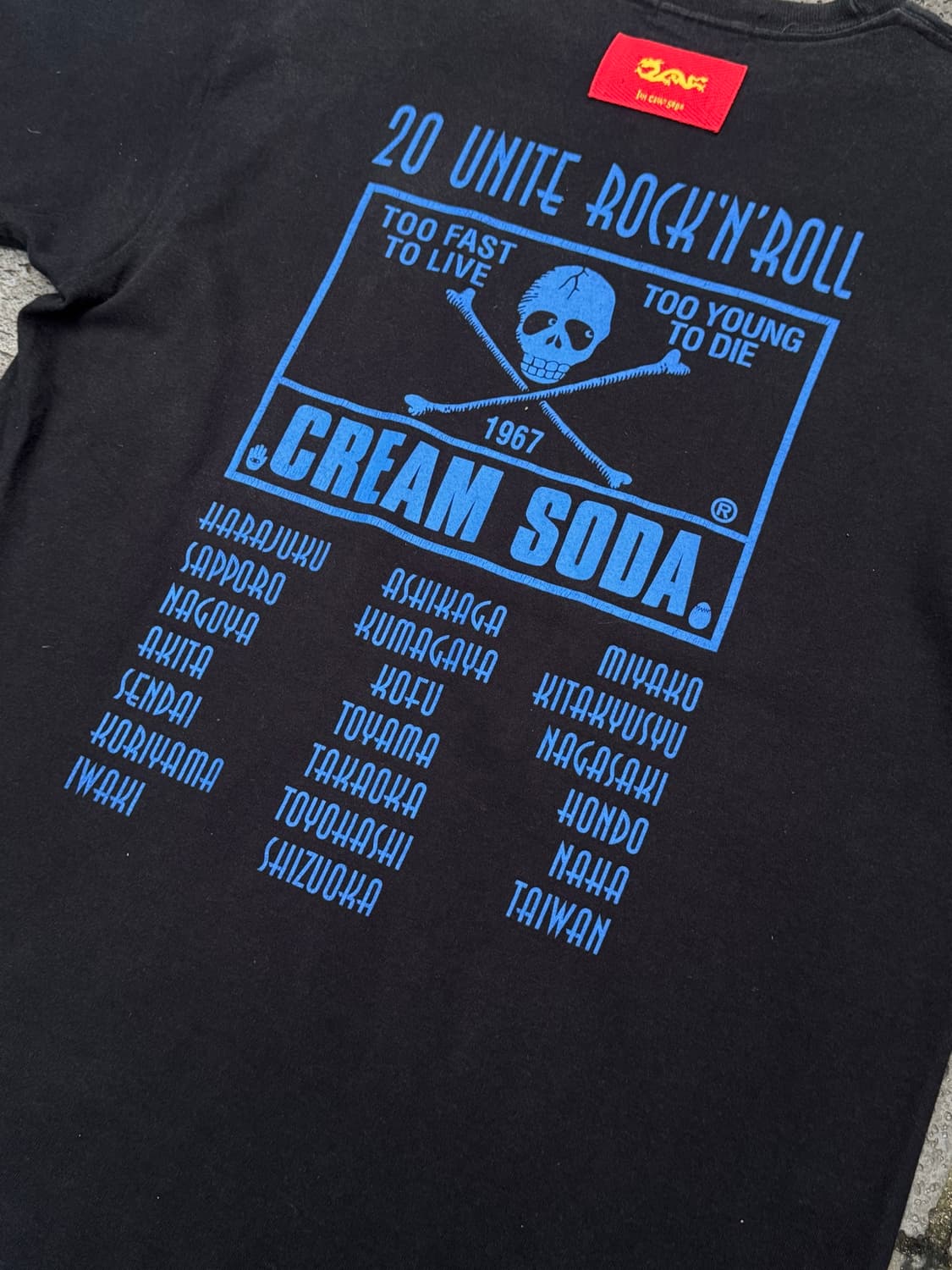 CREAM SODA – Black T-Shirt 상품이미지9